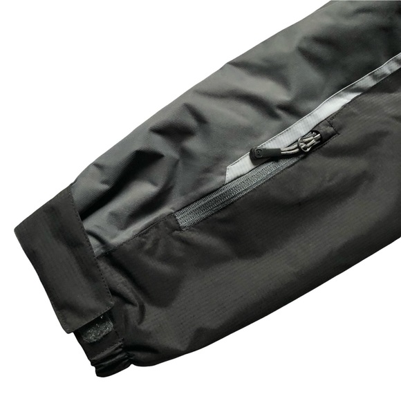 FREE COUNTRY Men’s Lined Jacket Large Black Gray EUC  Water Repellant - Picture 14 of 16